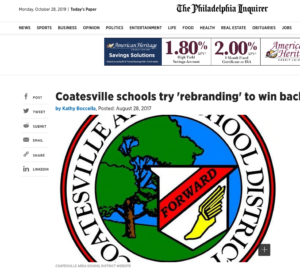 rebranding coatesville inquirer win